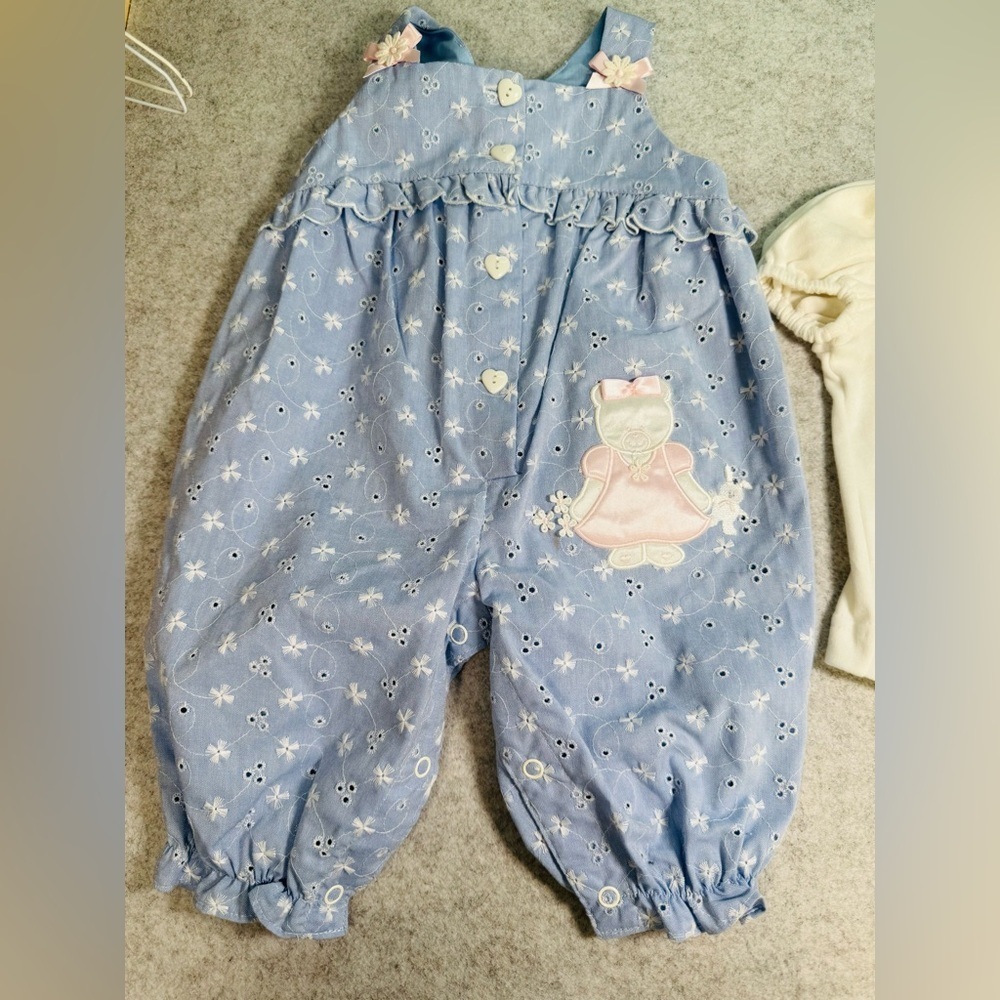 NWT Baby Togs Vintage Overall Set aside 3-6M - Picture 11 of 11